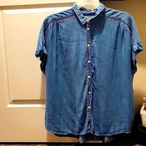 TIME AND TRU cotton button-up flannel size:XL (16-18)